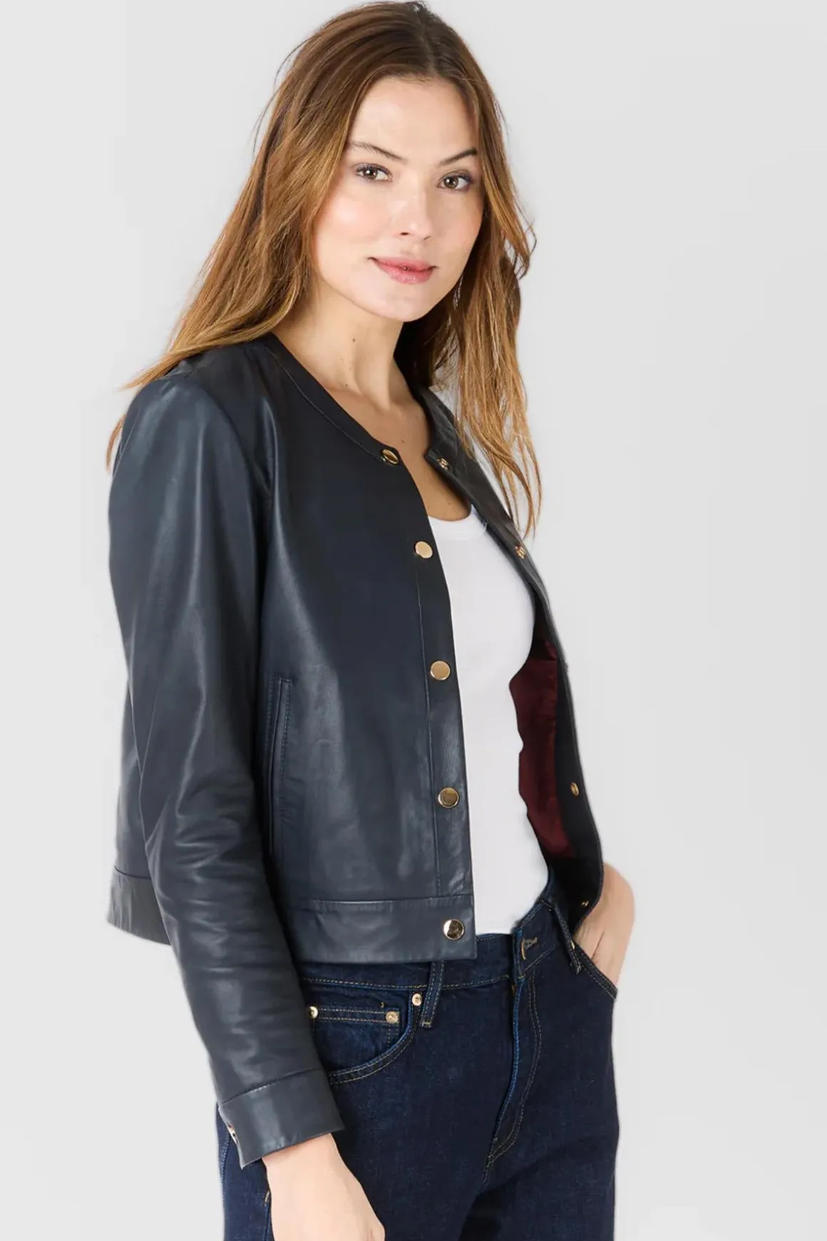 Blouson Femme Serge Pariente Marion Blue