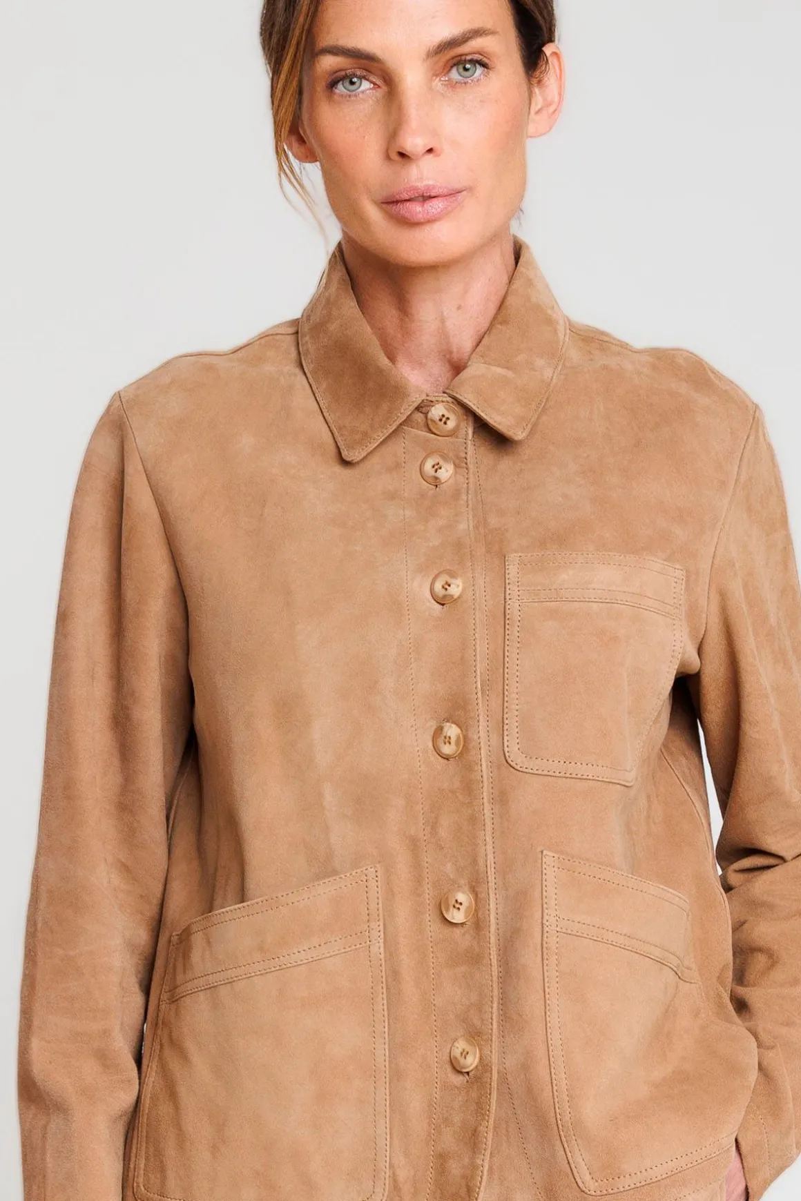 Blouson Femme Serge Pariente Alexandra Vs Beige