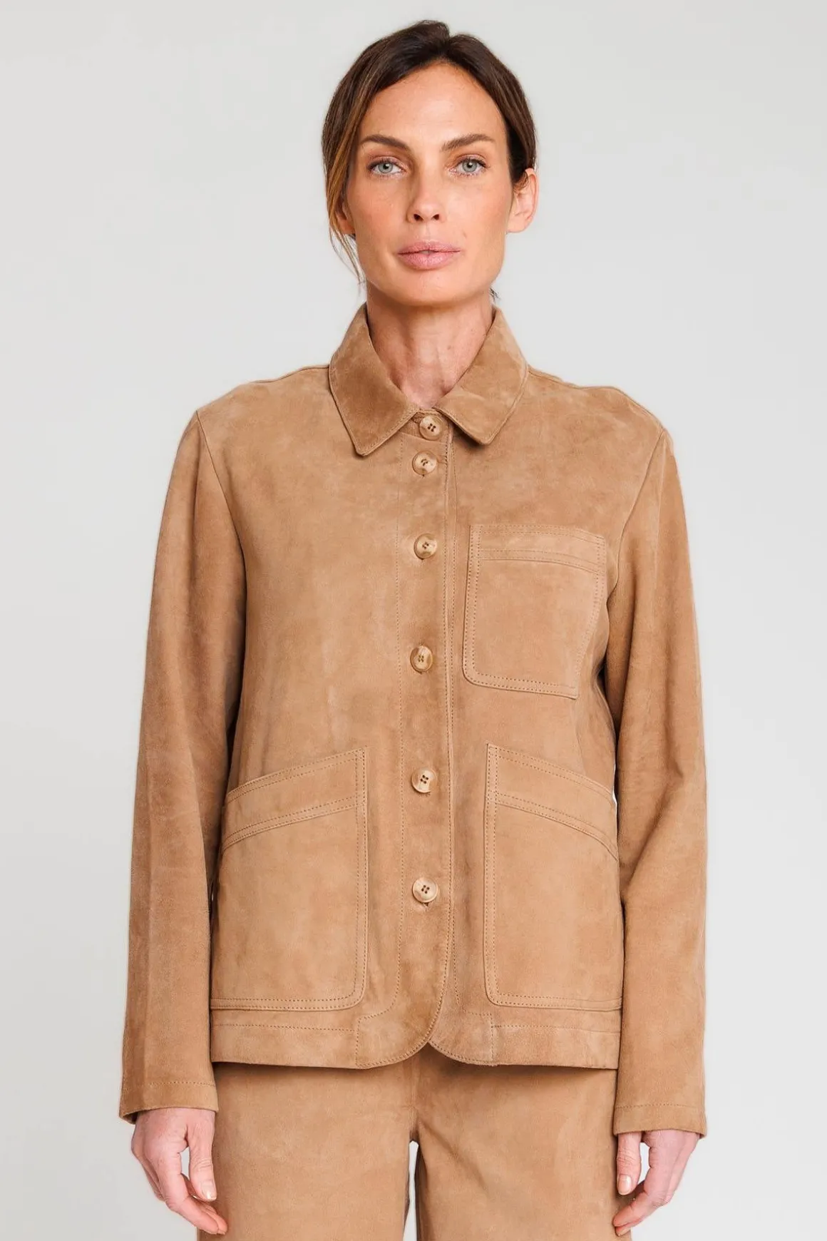 Blouson Femme Serge Pariente Alexandra Vs Beige