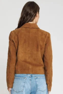 Blouson Femme Serge Pariente Roma New Tobacco