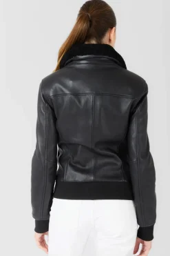 Blouson Femme Serge Pariente Romane Black