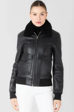 Blouson Femme Serge Pariente Romane Black