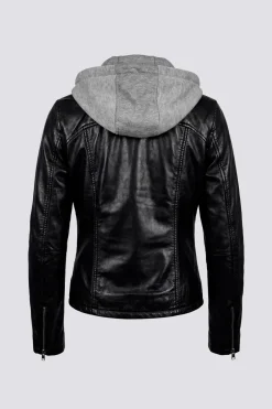 Blouson Femme Serge Pariente 77040 Hood Noir
