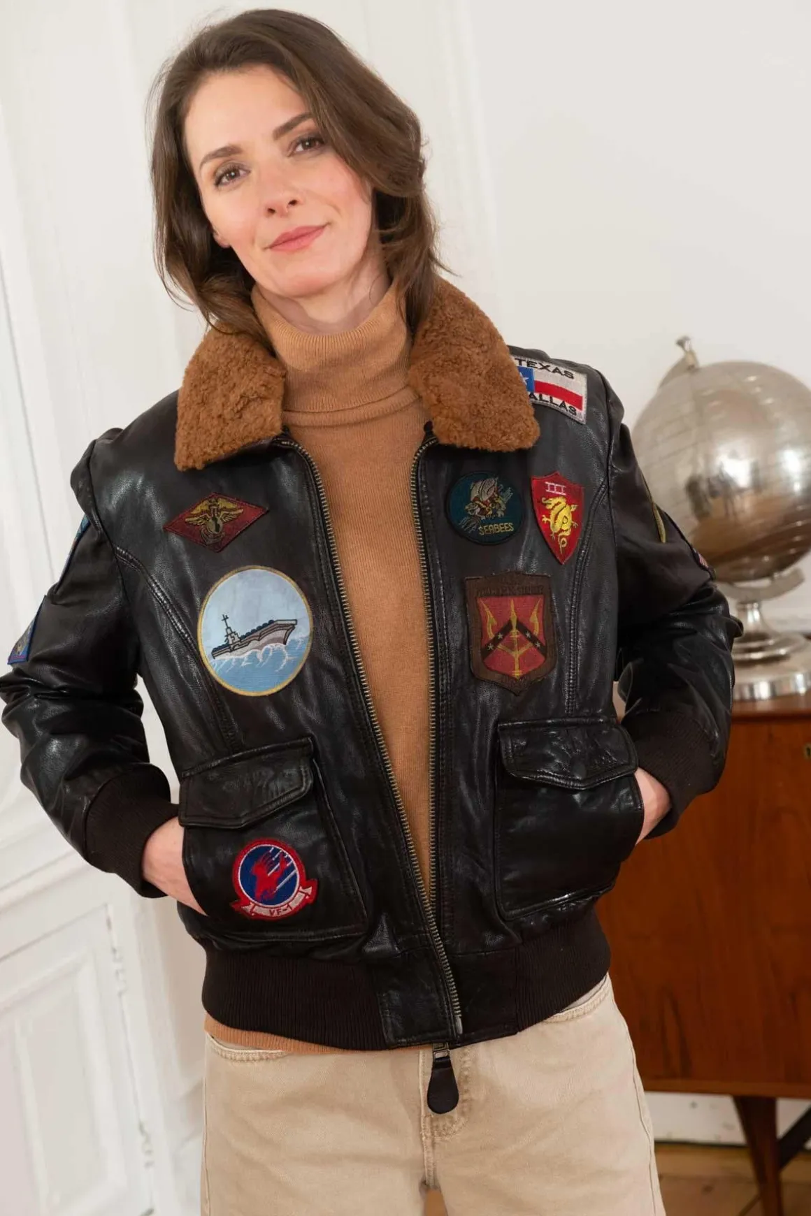 Blouson Femme Top Gun Tg-Lea-W03