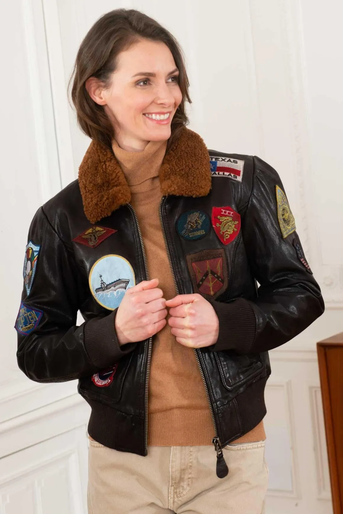 Blouson Femme Top Gun Tg-Lea-W03