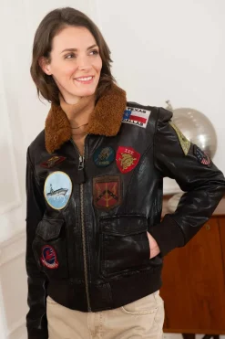Blouson Femme Top Gun Tg-Lea-W03