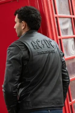 Blouson Homme Acdc The Black Jacket