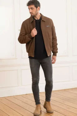 Blouson Homme Aeronautica Militare Pn930Pl198 00009 Chocolate