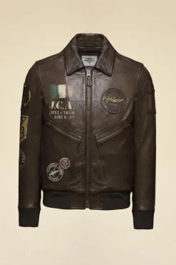 Blouson Homme Aeronautica Militare Pn5056U100839 00083 Marrone