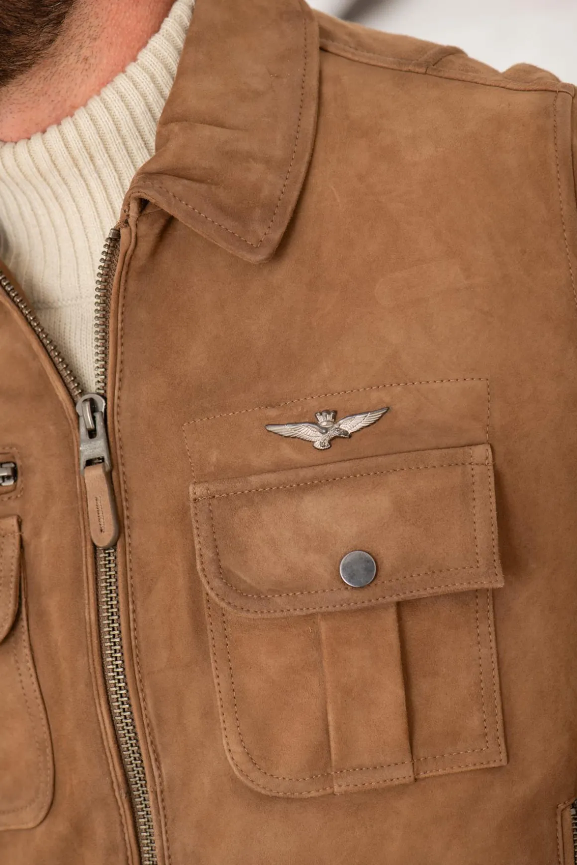Blouson Homme Aeronautica Militare Pn5045Pl216 00061 Tortora
