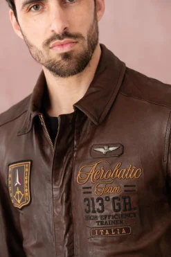 Blouson Homme Aeronautica Militare Pn5038Pl147 00002 Testa Di Moro