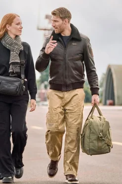 Blouson Homme Aeronautica Militare Pn0964U100839 00097 Marrone Scuro