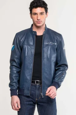 Blouson Homme Alpine Jean Sheep Crown Royal Blue