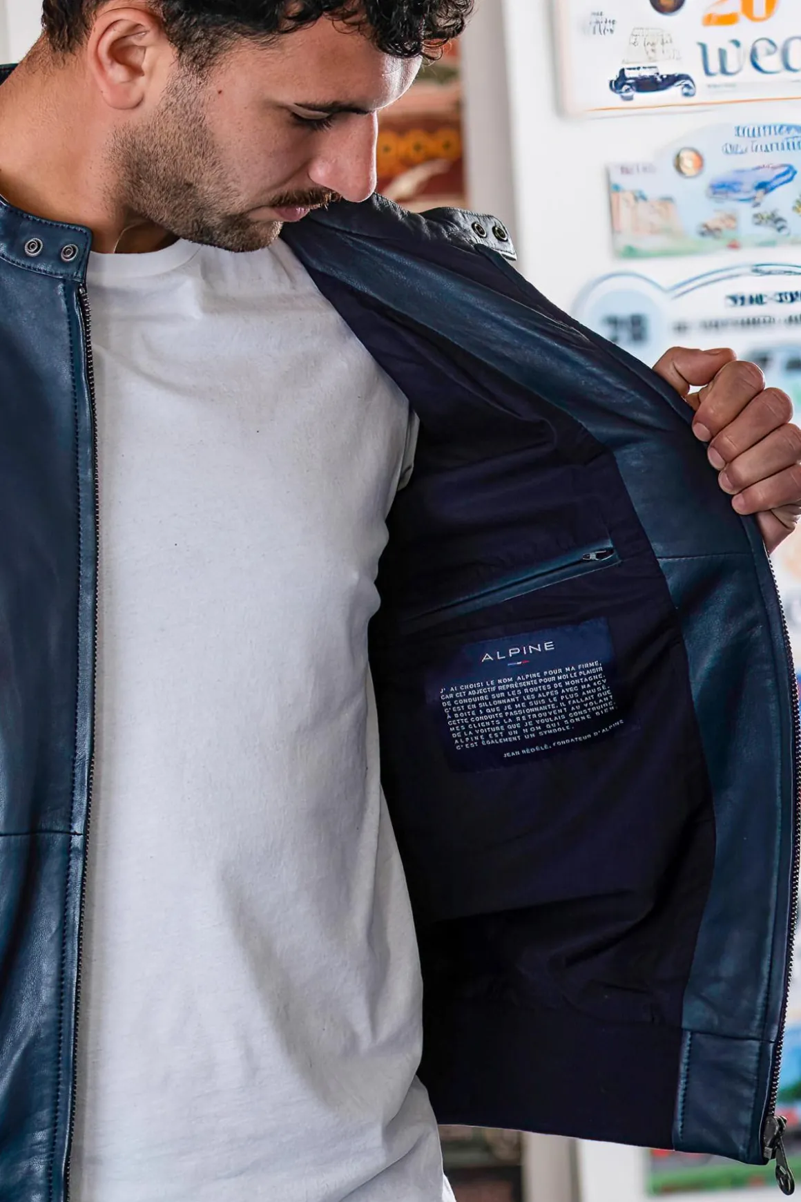 Blouson Homme Alpine M70 Royal Blue