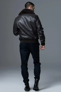Blouson Homme Armée De L'air Et De L'espace Pilot Atlas Brown