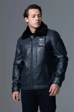 Blouson Homme Armée De L'air Et De L'espace Jet Atlas Navy
