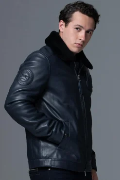 Blouson Homme Armée De L'air Et De L'espace Jet Atlas Navy