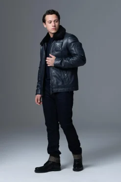 Blouson Homme Armée De L'air Et De L'espace Jet Atlas Navy