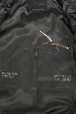 Blouson Homme Armée De L'air Et De L'espace Pilot Atlas Black