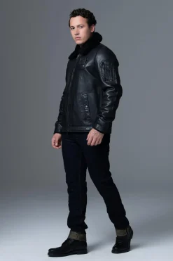 Blouson Homme Armée De L'air Et De L'espace Jet Atlas Black