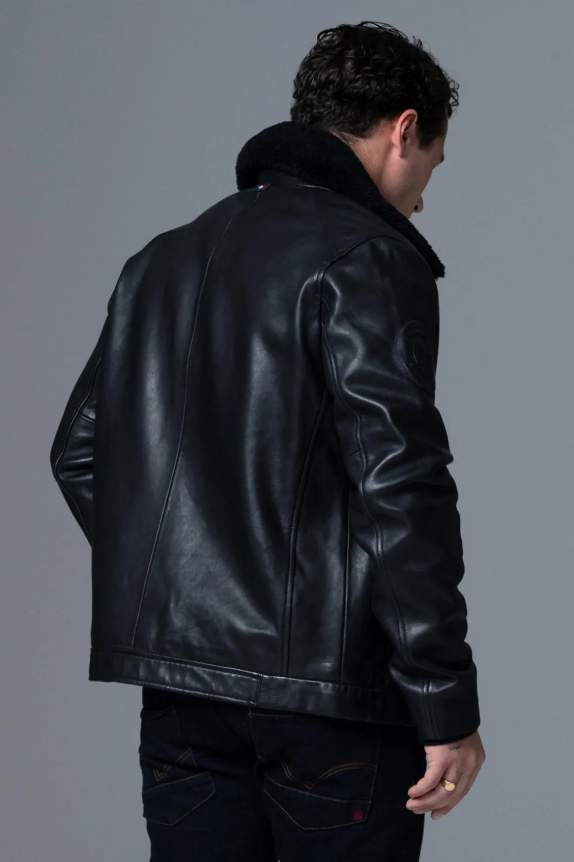 Blouson Homme Armée De L'air Et De L'espace Jet Atlas Black