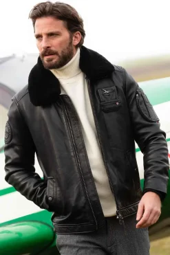 Blouson Homme Armée De L'air Et De L'espace Jet Atlas Black