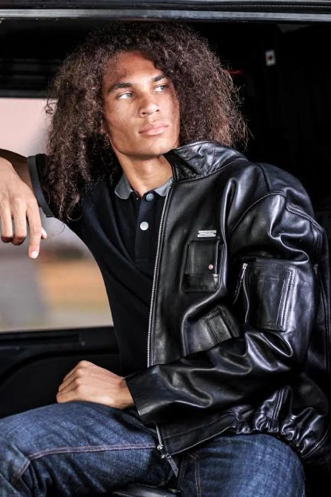 Blouson Homme Aéro-Design Bloupnhn Noir