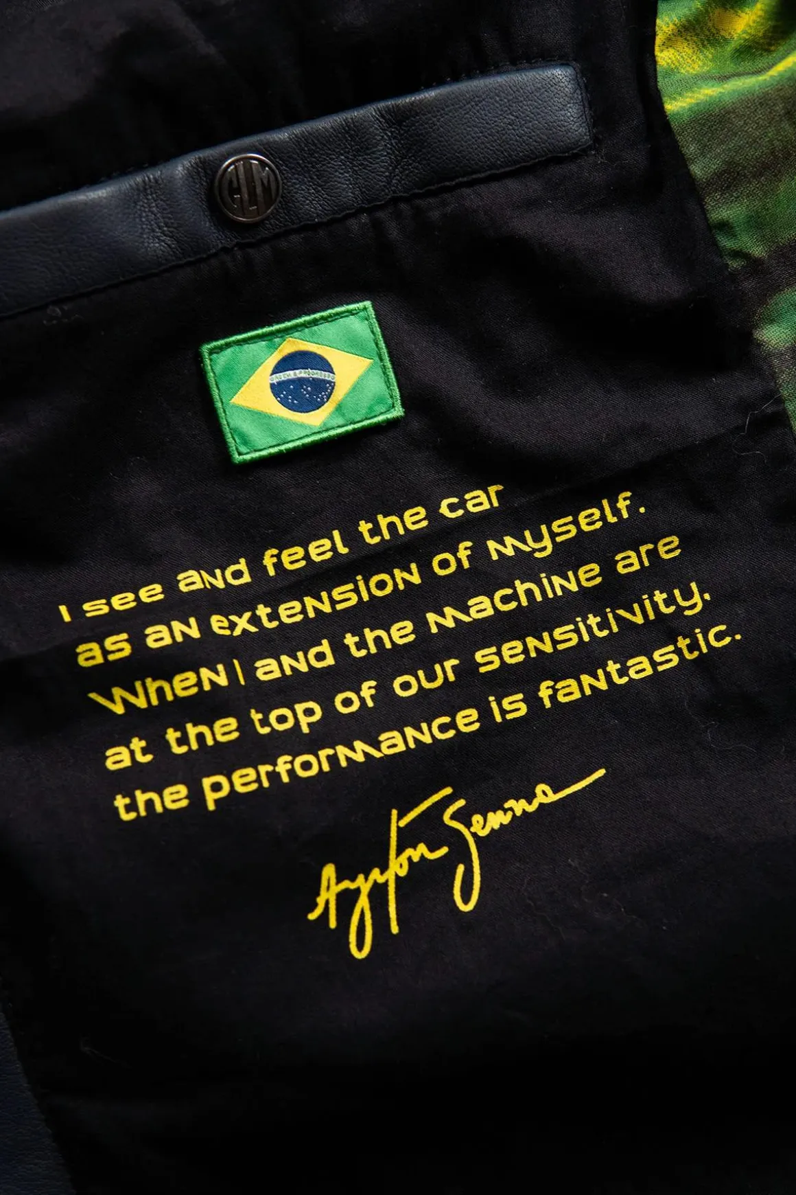 Blouson Homme Ayrton Senna Sao Paulo Navy