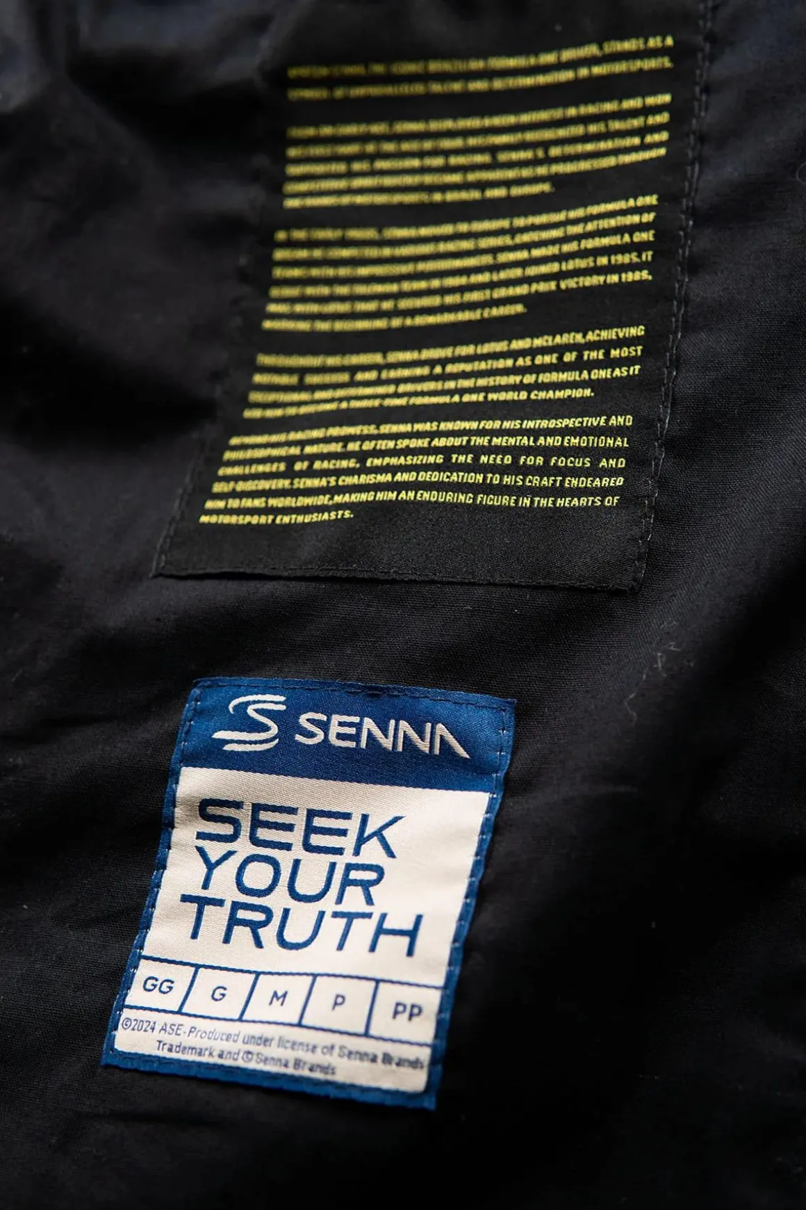 Blouson Homme Ayrton Senna Sao Paulo Navy