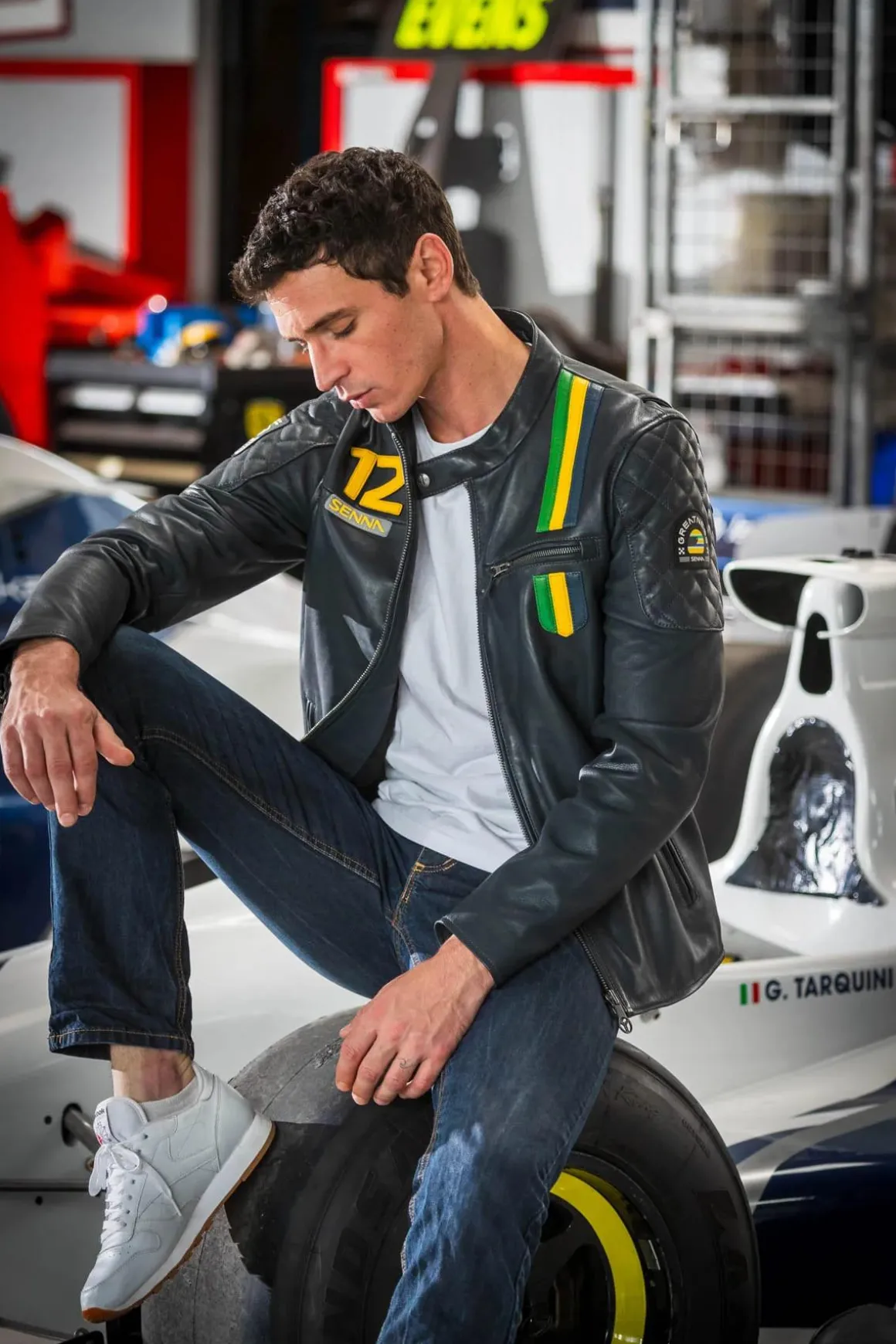 Blouson Homme Ayrton Senna Sao Paulo Navy