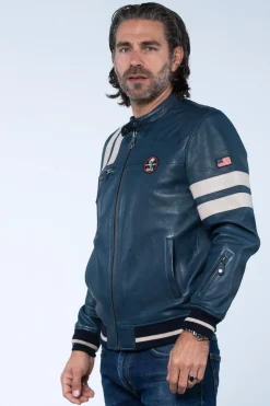 Blouson Homme Carroll Shelby Cobra Men Royal Blue