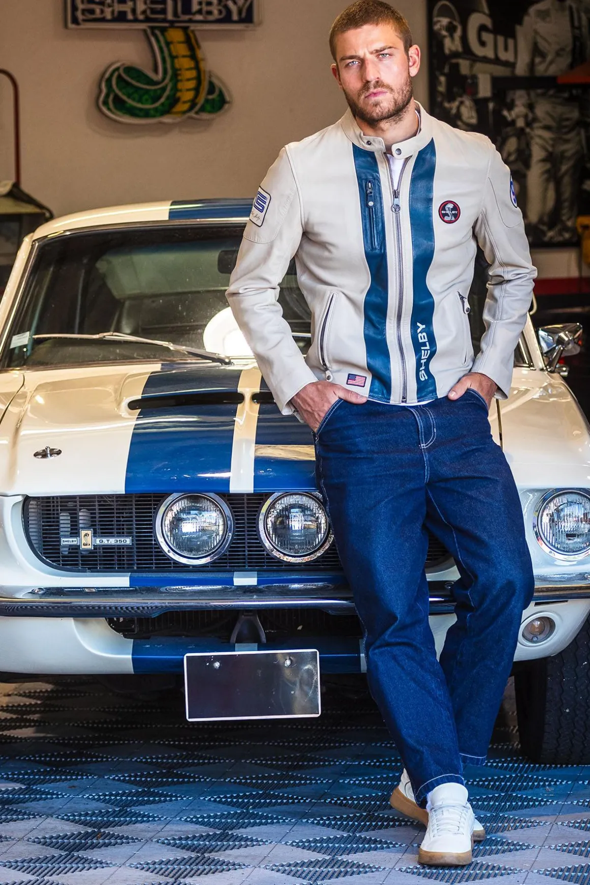 Blouson Homme Carroll Shelby Shelby Men Ecru