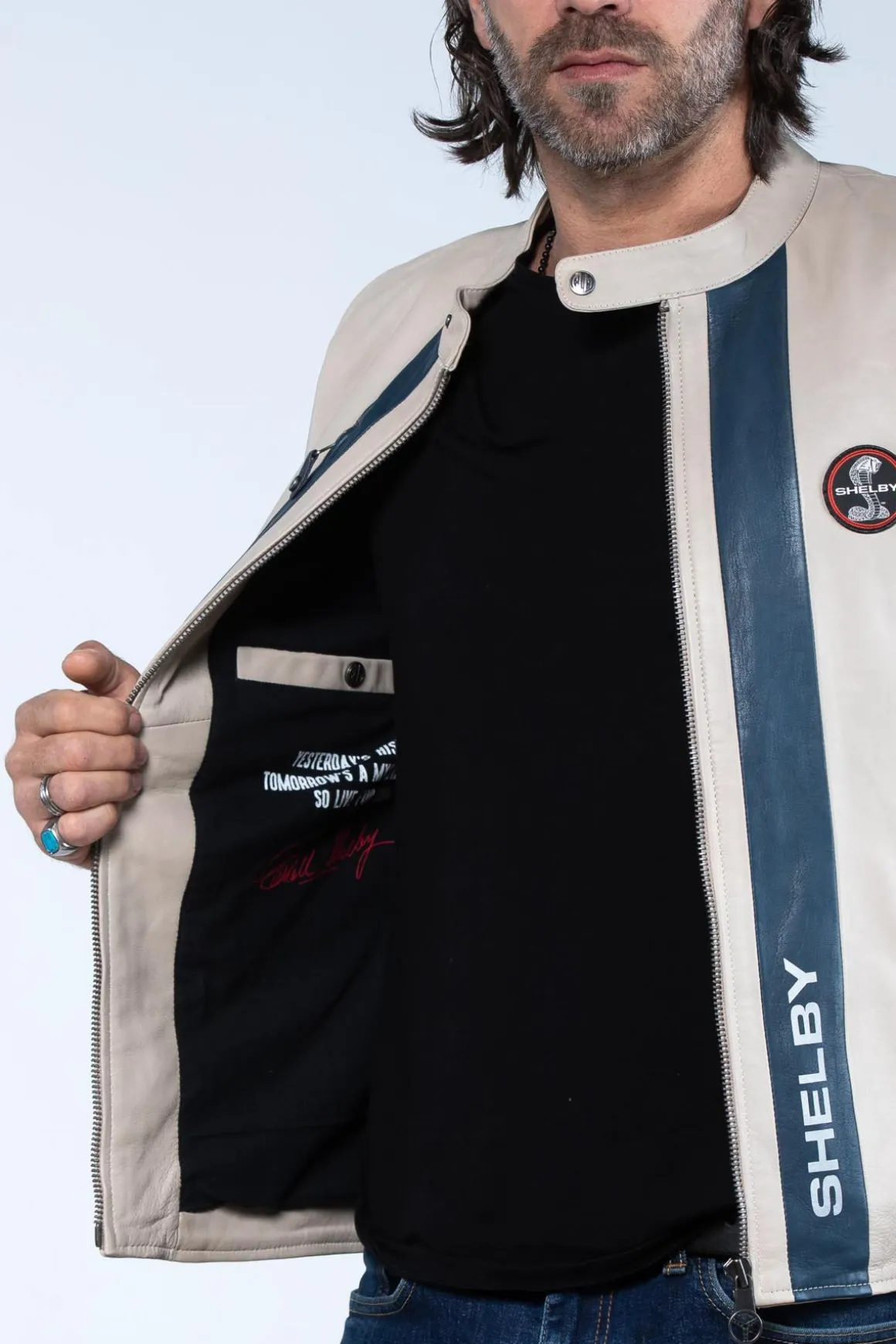Blouson Homme Carroll Shelby Shelby Men Ecru