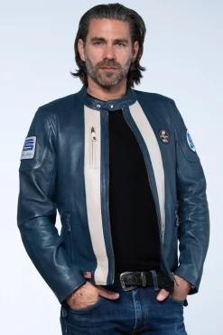Blouson Homme Carroll Shelby Shelby Men Royal Blue