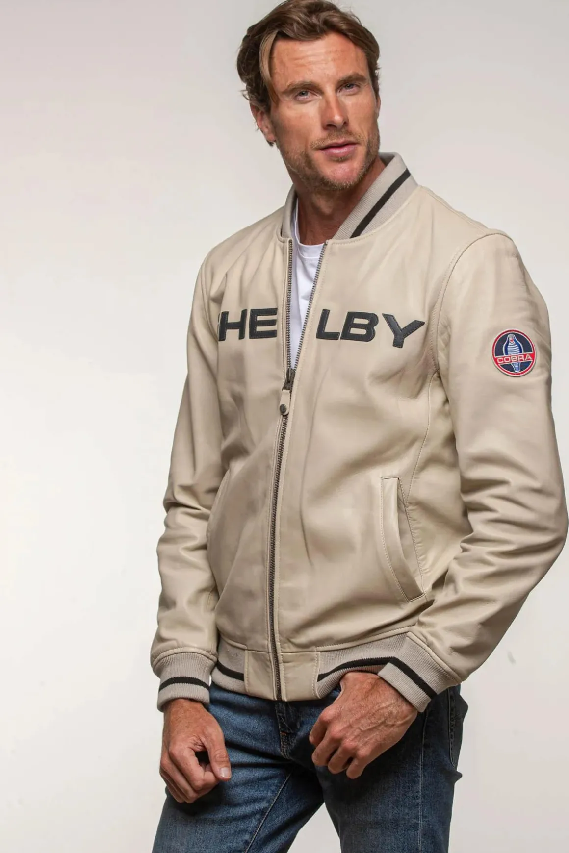 Blouson Homme Carroll Shelby Dallas Ecru