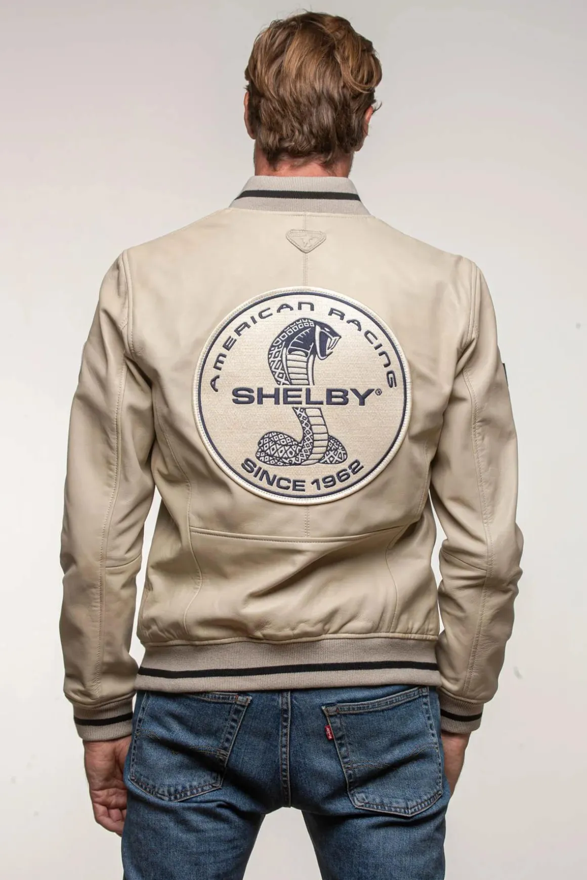Blouson Homme Carroll Shelby Dallas Ecru