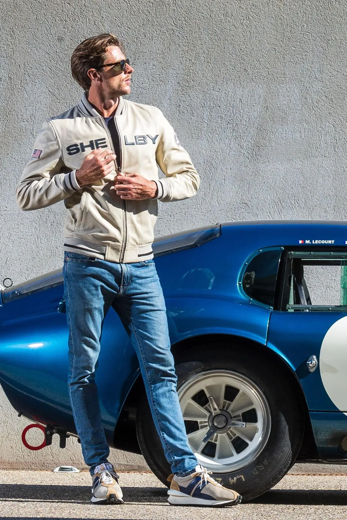 Blouson Homme Carroll Shelby Dallas Ecru