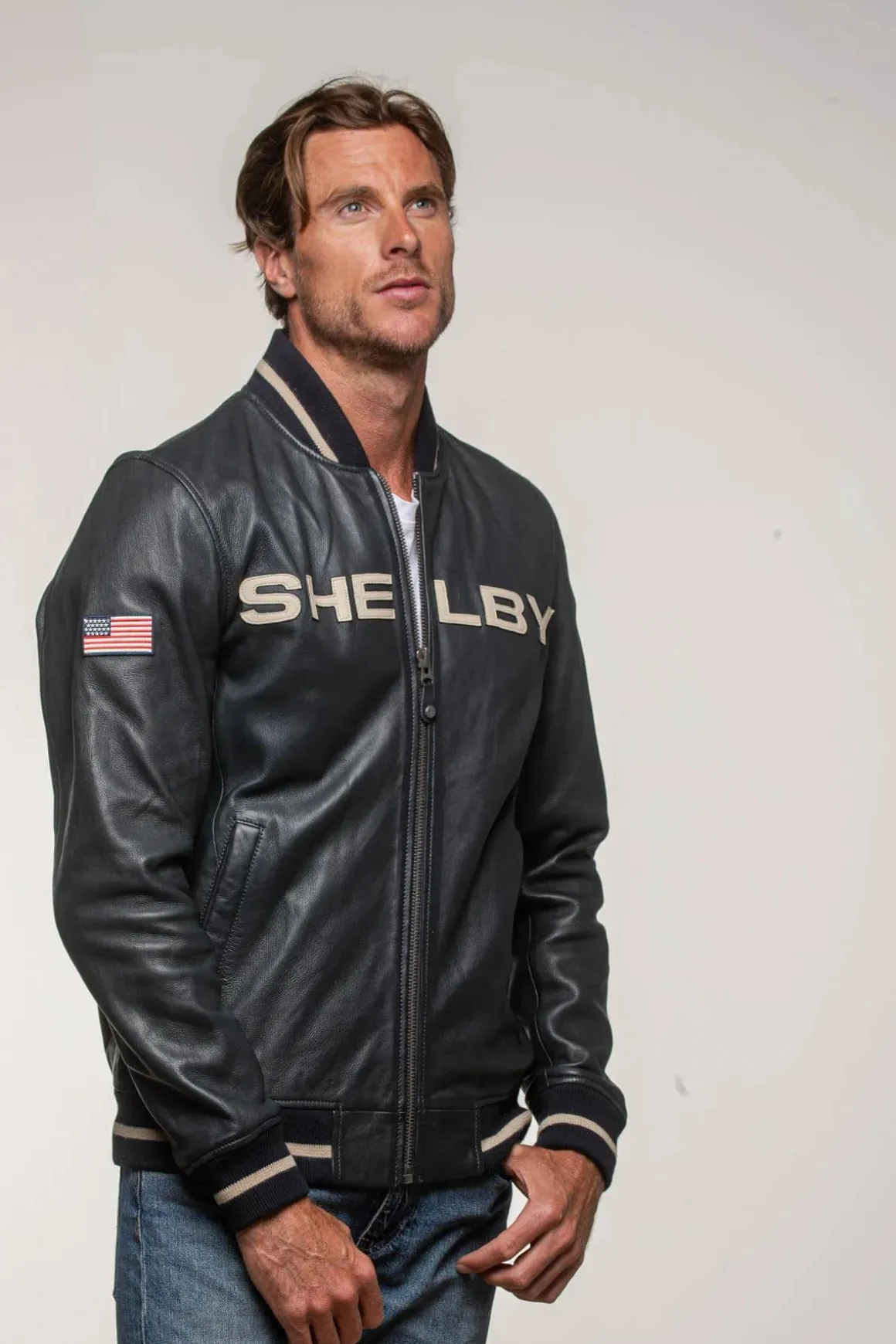 Blouson Homme Carroll Shelby Dallas Navy