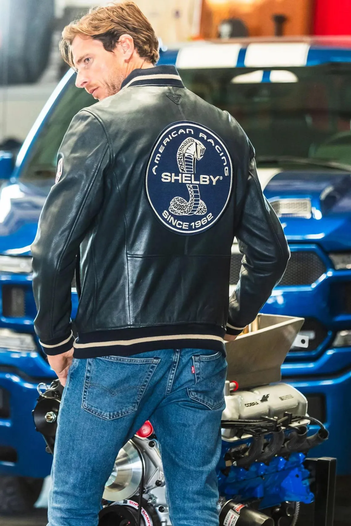 Blouson Homme Carroll Shelby Dallas Navy