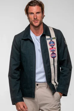 Blouson Homme Carroll Shelby Snake Navy