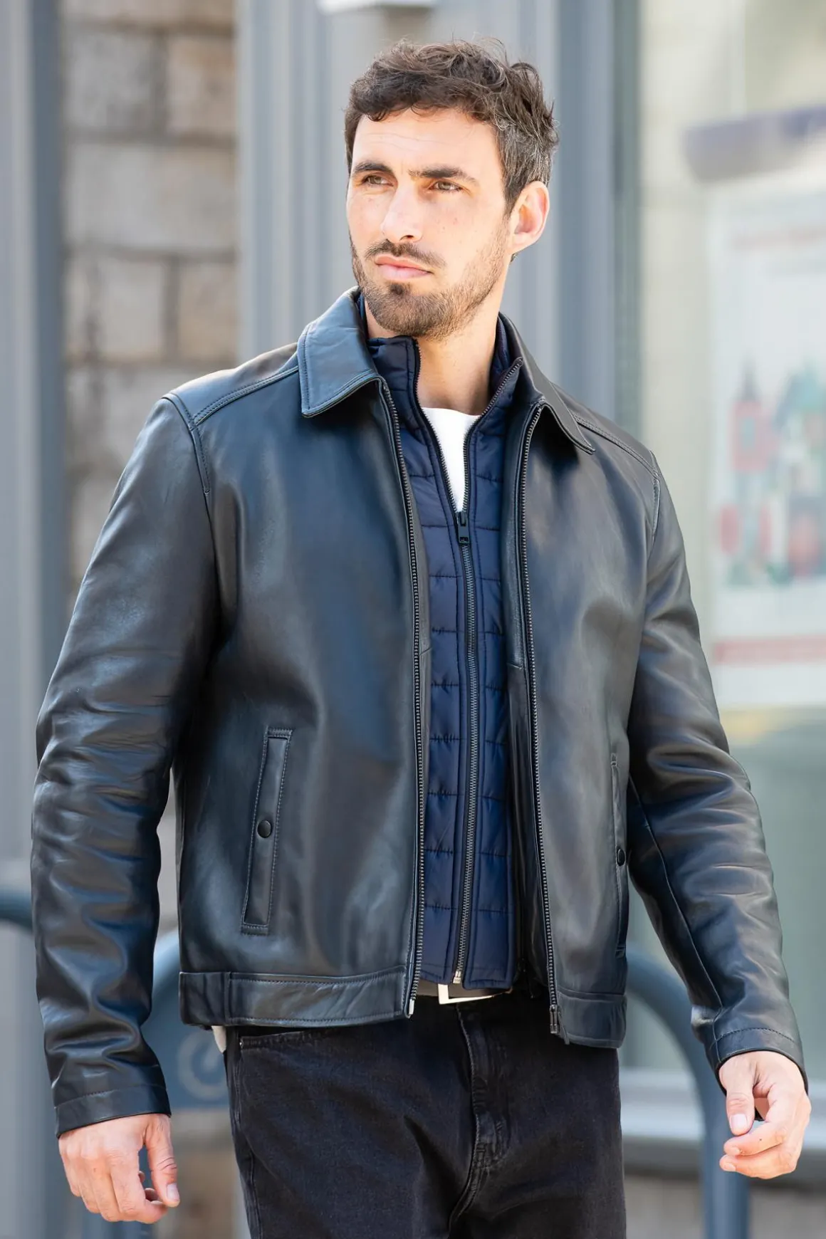 Blouson Homme Cityzen Bergen Navy