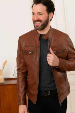 Blouson Homme Cityzen Jackson Cognac