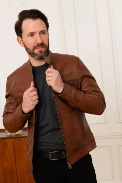 Blouson Homme Cityzen Jackson Cognac
