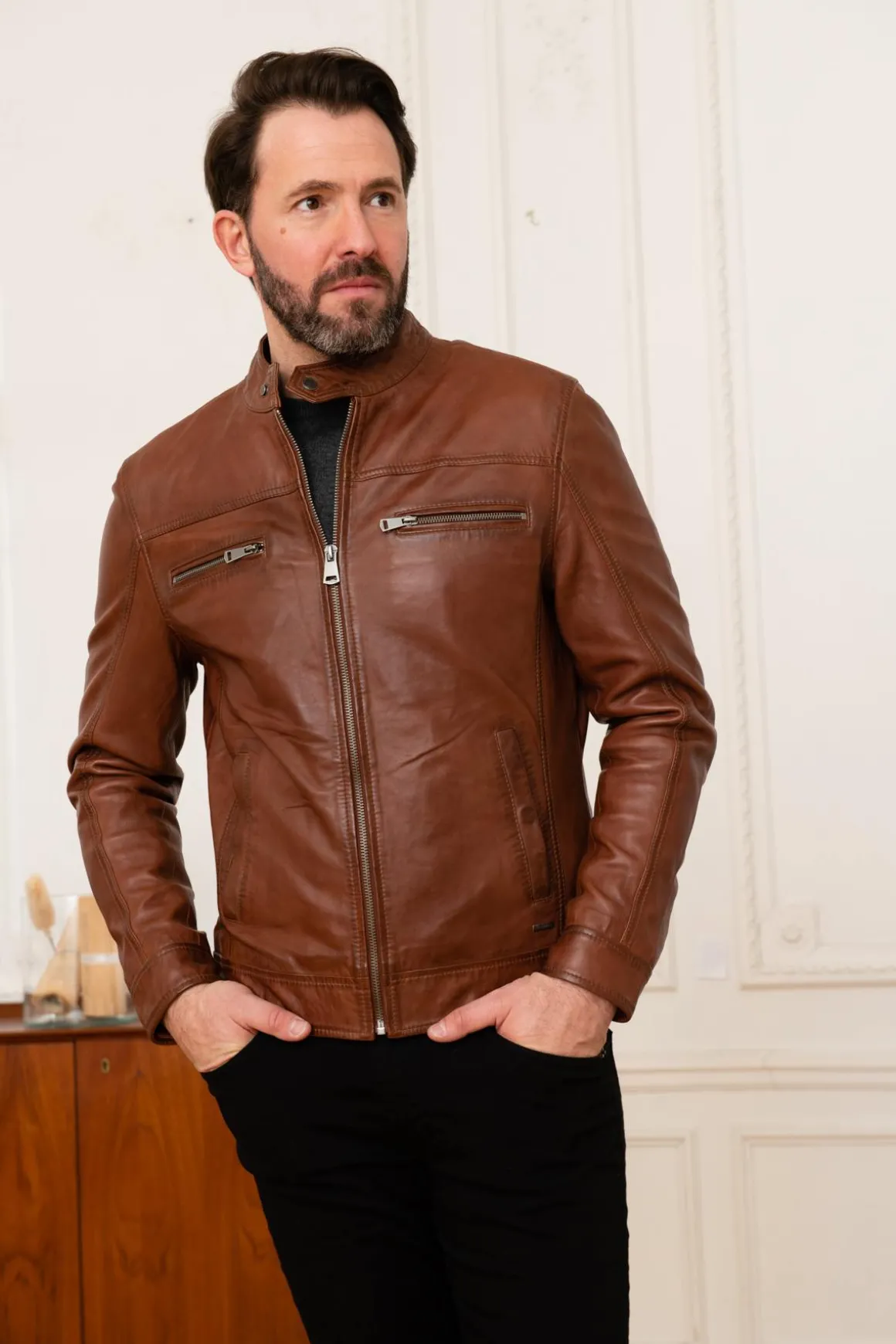 Blouson Homme Cityzen Jackson Cognac