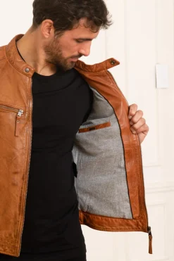 Blouson Homme Cityzen Kansas Cognac