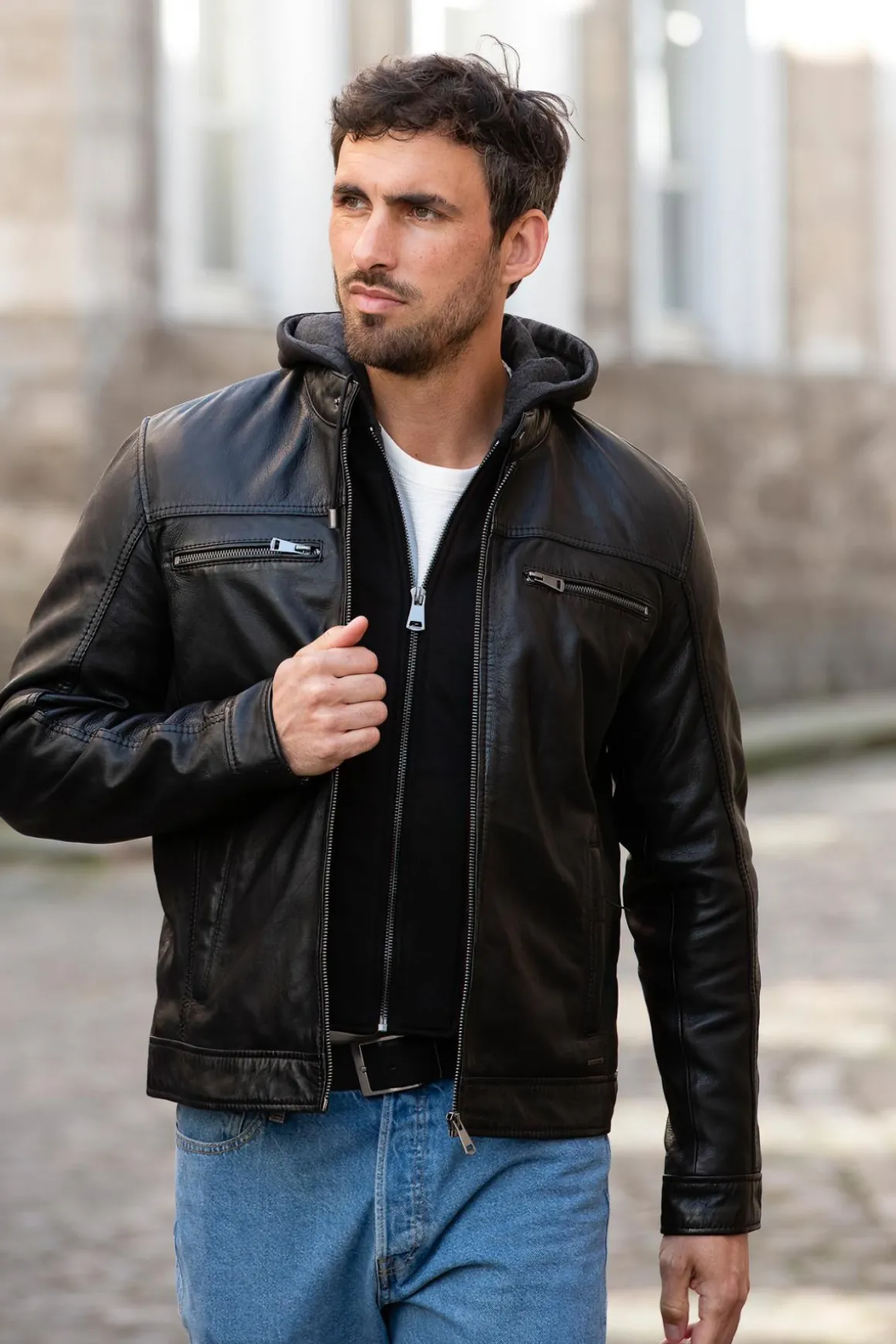 Blouson Homme Cityzen Philadelphia 3 Black
