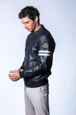 Blouson Homme Classic Legend Motors Miles Clm Black
