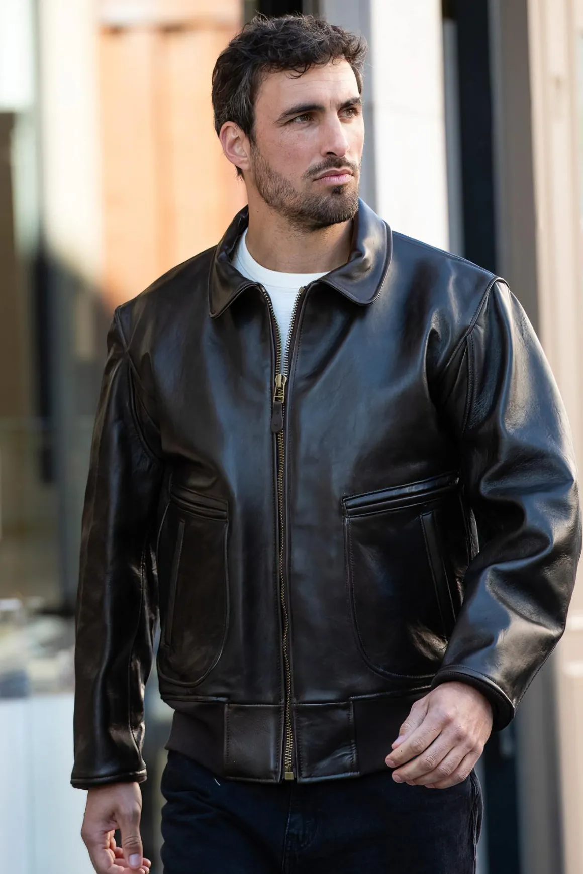 Blouson Homme Cockpit Usa Z2129Am Brown