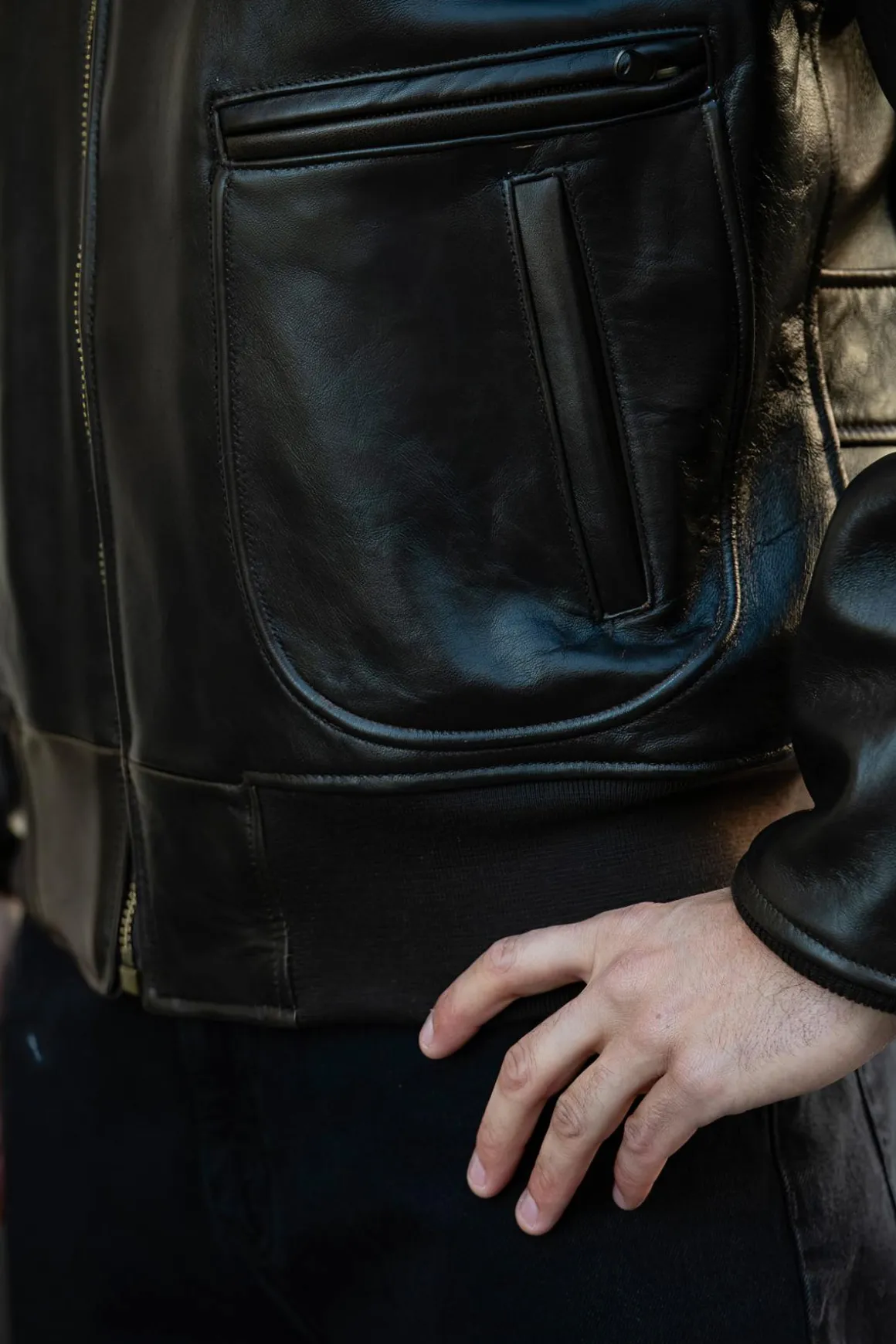 Blouson Homme Cockpit Usa Z2129Am Brown