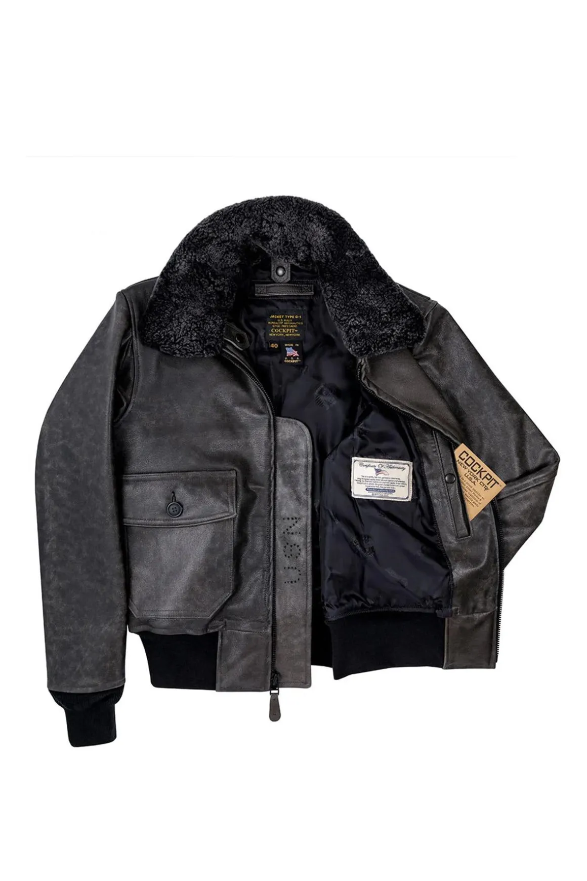 Blouson Homme Cockpit Usa Z21A109 Shadow G1